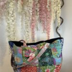 Sac patchwork de soie