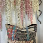 Sac patchwork de soie